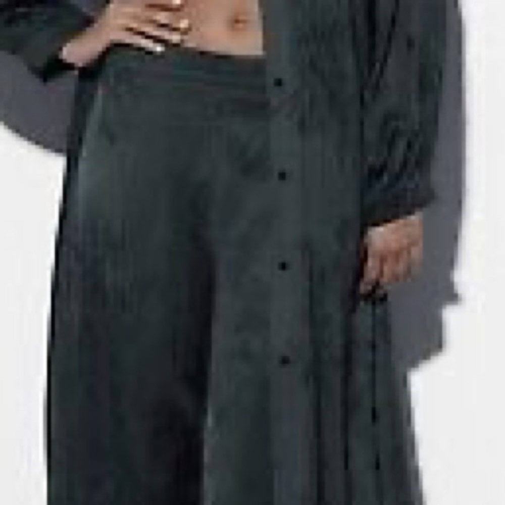 Zara Embroidered Satin Trousers - Picture 3 of 9